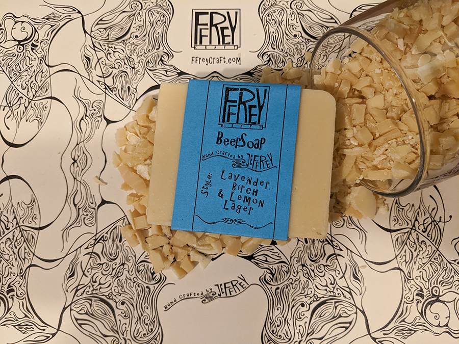 Beersoap - Lavender, Birch & Lemon Lager Bar